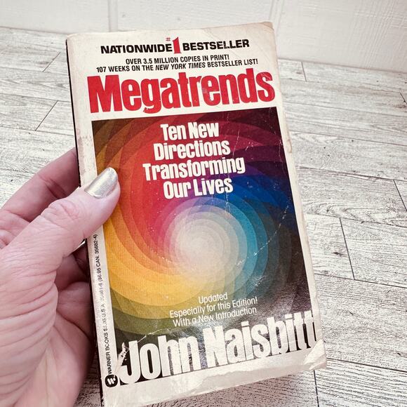 Vintage Other - Megatrends John Naisbitt Ten New Directions Transforming Our Lives 1984‎ PB